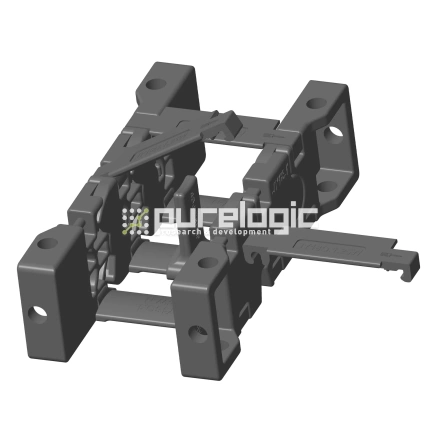 Держатель пластикового кабель-канала JY18Q.1.25W-FJT фото