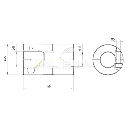 Муфта соединительная BF1-4566-19-16 фото