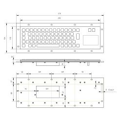 Промышленная клавиатура CT-KB02-65RMU 24 442 руб. Промышленная клавиатура CT-KB02-65RMU