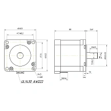 Двигатель шаговый FL60STH86-2008BF 5 751 руб. Двигатель шаговый FL60STH86-2008BF