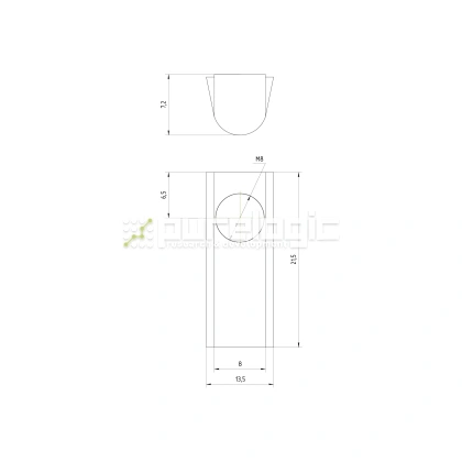 Гайка Т-образная 40TH8 фото