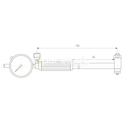Нутромер циферблатный DBG-10-18 8 210 Нутромер циферблатный DBG-10-18 фото