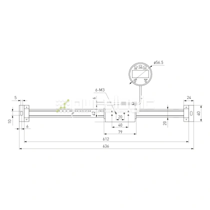 Линейка цифровая с выносным дисплеем PL5403-500 7 582 Линейка цифровая с выносным дисплеем PL5403-500 фото