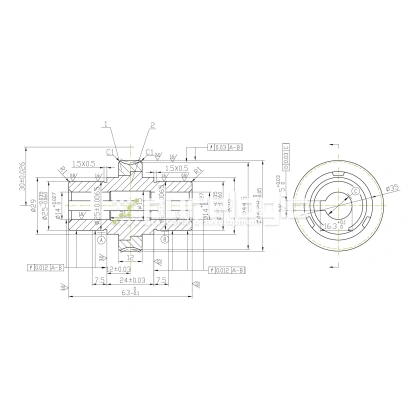 Червячное колесо W3050 фото