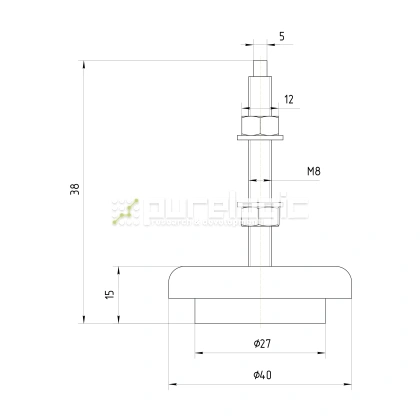 Виброопора HR98-1 фото