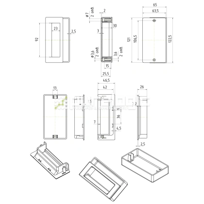 Ручка чашечная 500107 фото