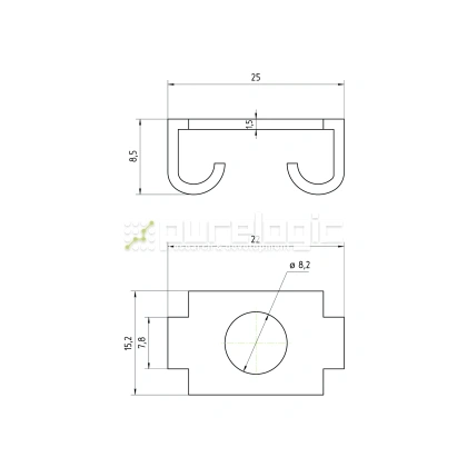 Фиксатор пазовый TK30 фото