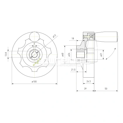 Маховик 100309-100*12 фото