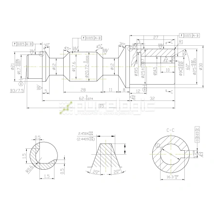 Червячный винт W4040-14 фото