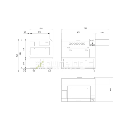 Лазерный станок REINER LP530-60W фото