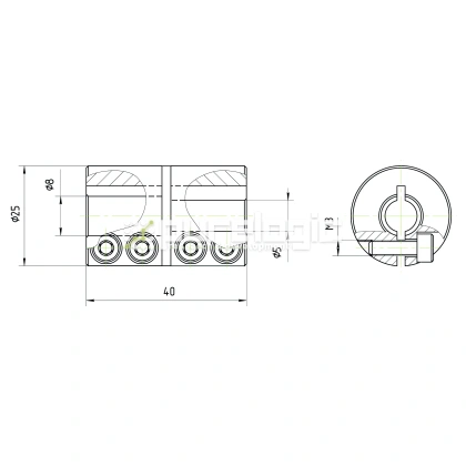 Муфта соединительная BA-25-5-8 фото