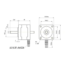Двигатель шаговый FL39ST38-0504A 2 892 руб. Двигатель шаговый FL39ST38-0504A