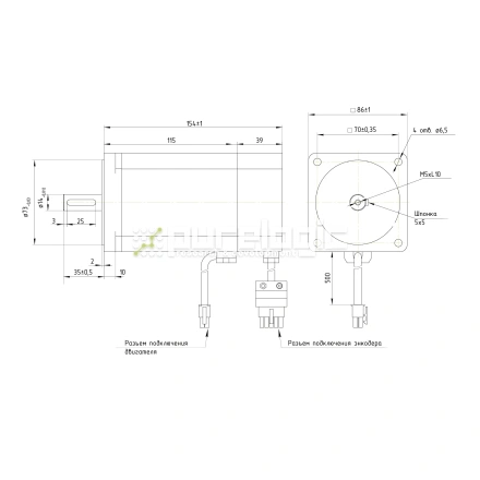 Серводвигатель PL86S1930-D14 фото