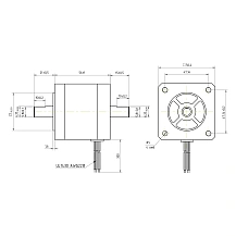 Двигатель шаговый биполярный 57CM13-SZ 2 795 руб. Двигатель шаговый биполярный 57CM13-SZ