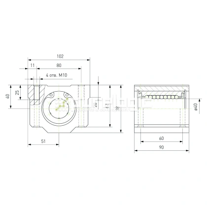 Модуль опорный SC40 фото