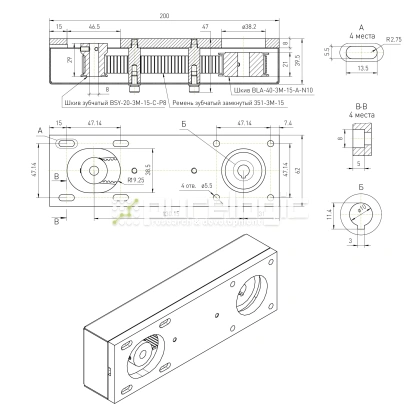 Блок привода PLLM-61-P2-11 8 737 Блок привода PLLM-61-P2-11 фото