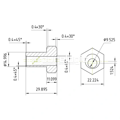 Втулка PLBX4 фото