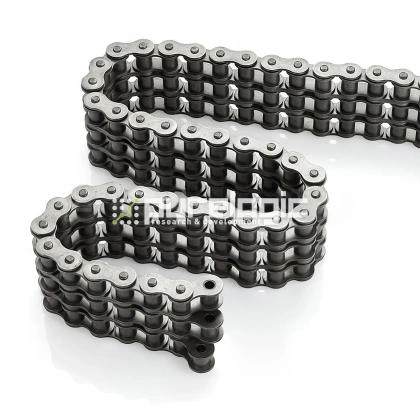 Цепь приводная роликовая трехрядная 10B-3 фото