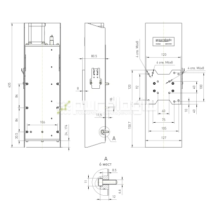 Модуль оси Z RY-ZP150-RL фото