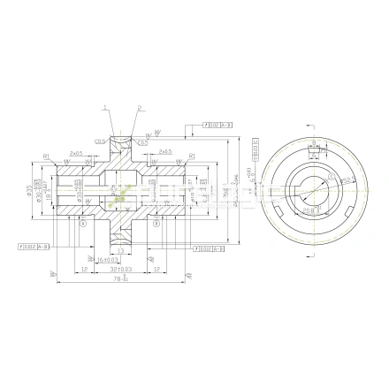 Червячное колесо W4040 фото