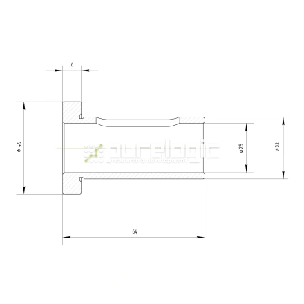 Втулка переходная OSL32-25 фото