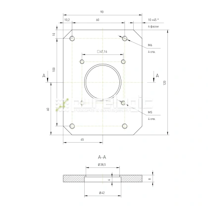 Кронштейн двигателя RY-MB57 фото