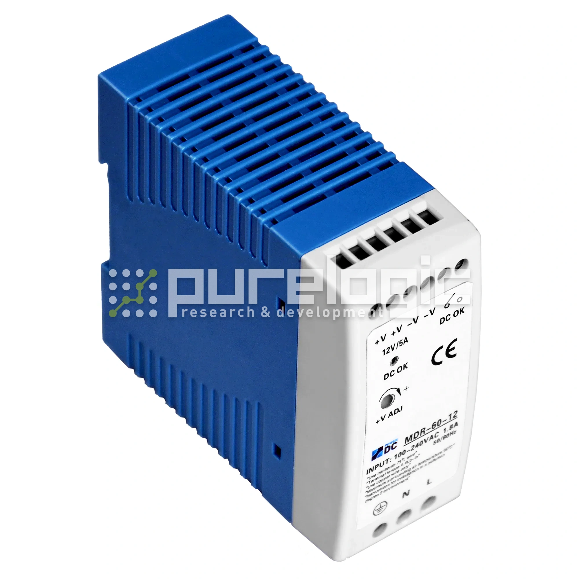 Источник питания импульсный MDR-60-12 3 773 Источник питания импульсный MDR-60-12 фото