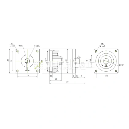 Редуктор планетарный 86PX6K-19S фото