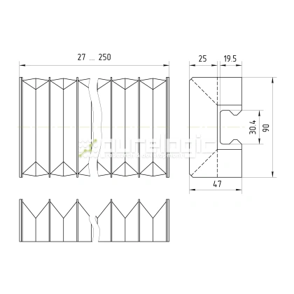 Гофрозащита DCV-H30-250 фото
