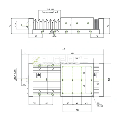 Модуль линейного перемещения PLLM-61H-05330 фото