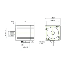 Двигатель шаговый трехфазный 3PL86H97-D14 8 134 руб. Двигатель шаговый трехфазный 3PL86H97-D14