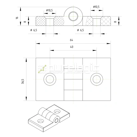 Петля 400107 фото