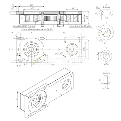 Блок привода PLLM-61-P1-32 7 675 Блок привода PLLM-61-P1-32 фото