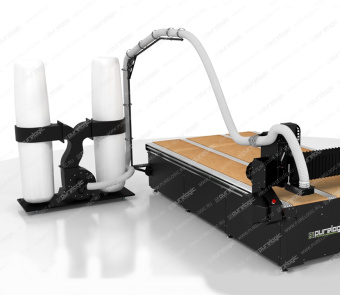 Комплекты аспирации для фрезерных станков