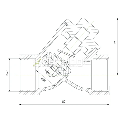 Клапан обратный 500YC-316-PP-015 2 012 Клапан обратный 500YC-316-PP-015 фото
