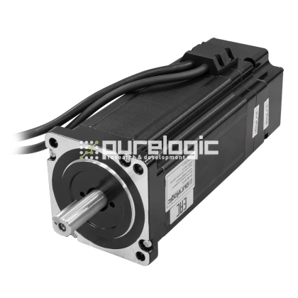 Двигатель шаговый с энкодером и тормозом YK385EC156A1-B фото