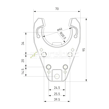Держатель оправок ZY-TCH-BT30 фото