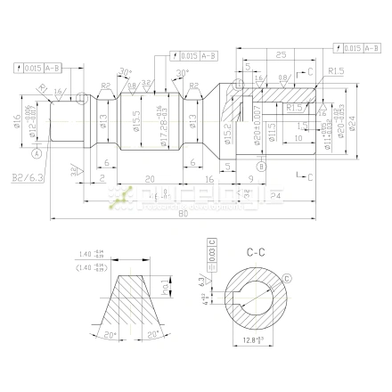 Червячный винт W3050-11 фото