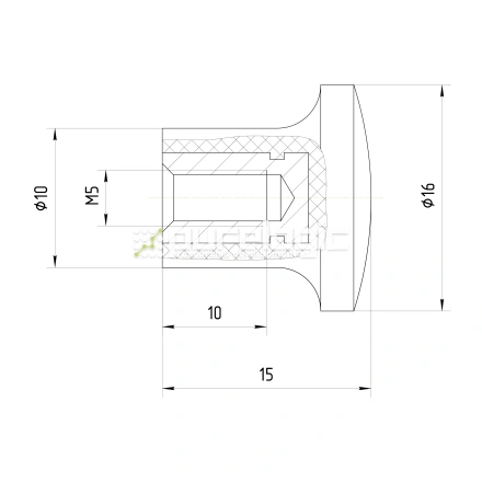 Ручка 100201-16*M5 фото