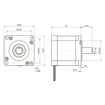 Двигатель шаговый FL86STH65-2808B 7 220 руб. Двигатель шаговый FL86STH65-2808B