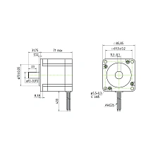 Двигатель шаговый трехфазный 863S22 8 809 руб. Двигатель шаговый трехфазный 863S22