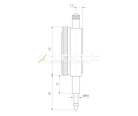 Индикатор циферблатный DI-05 2 972 Индикатор циферблатный DI-05 фото