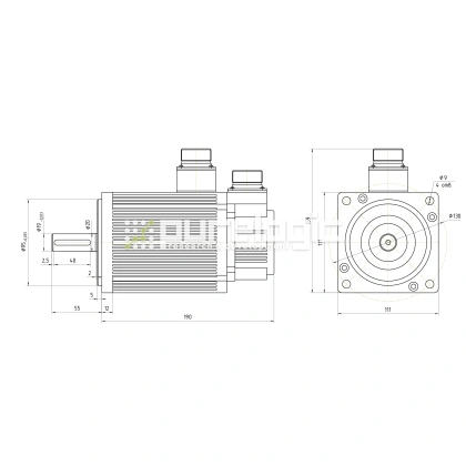 Серводвигатель 110ST-M04030 фото