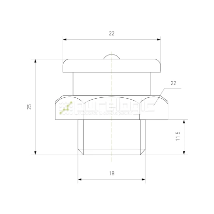 Пресс-масленка CFM18x1.5 фото