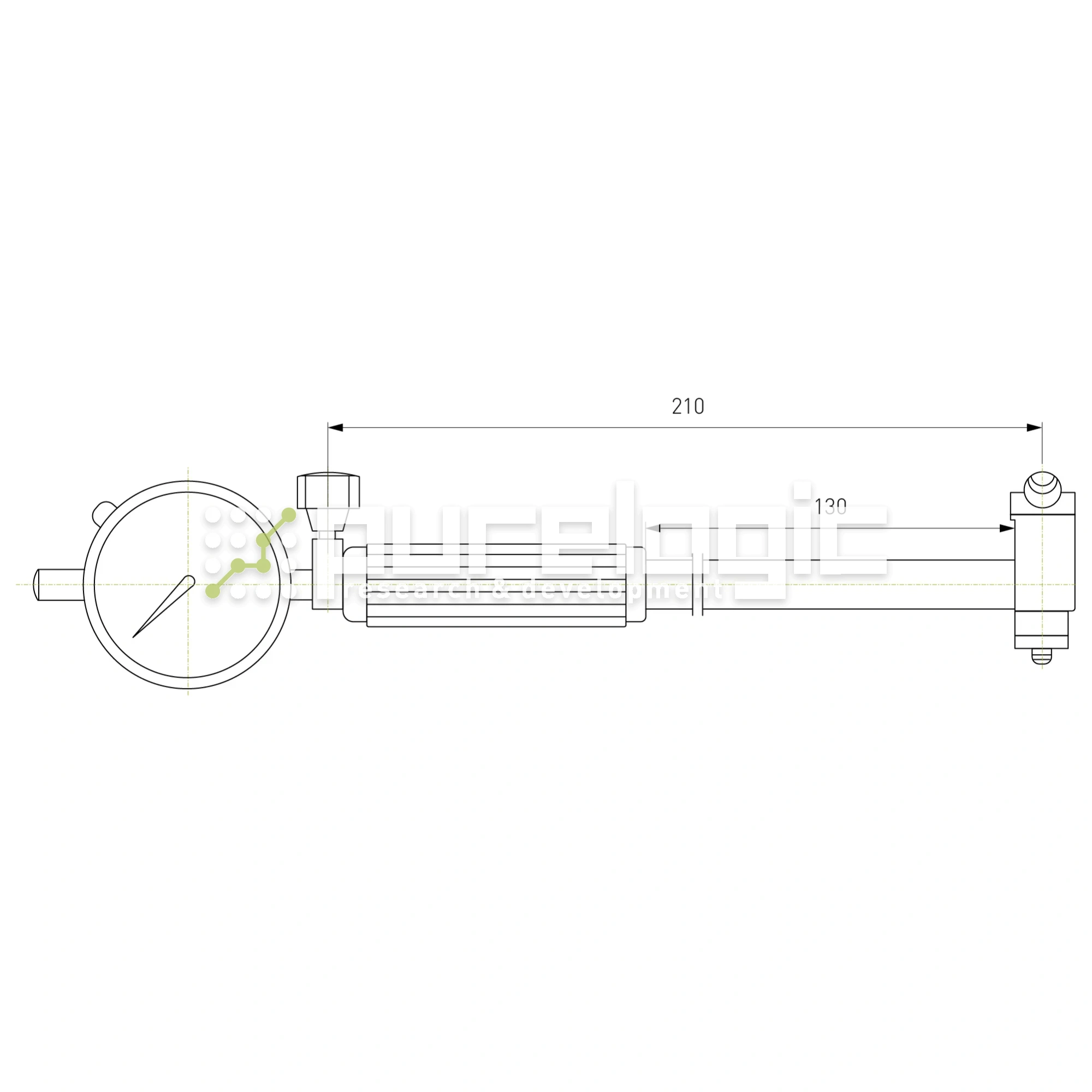 Нутромер циферблатный DBG-18-50 5 253 Нутромер циферблатный DBG-18-50 фото