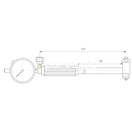 Нутромер циферблатный DBG-18-50 5 253 Нутромер циферблатный DBG-18-50 фото