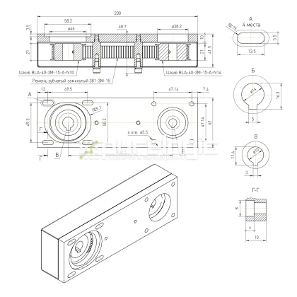 Блок привода PLLM-61-P1-22 7 449 Блок привода PLLM-61-P1-22 фото