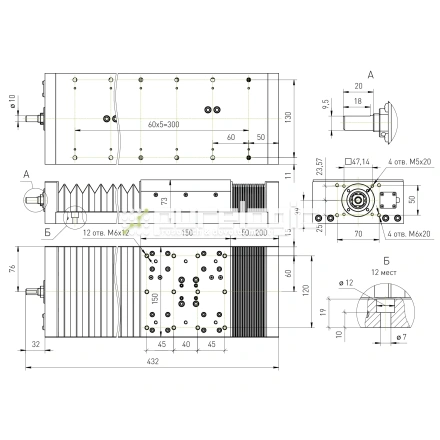 Модуль линейного перемещения PLLM-61L-05150 фото