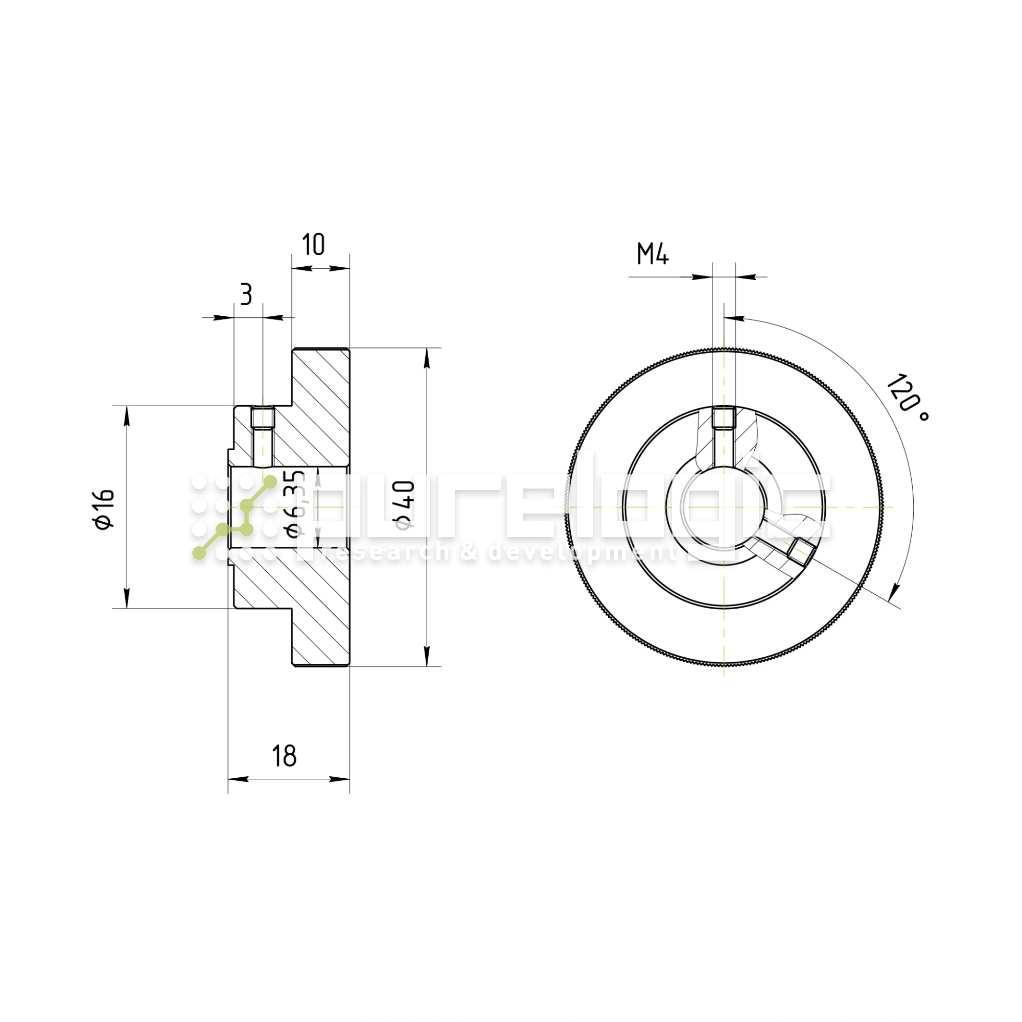 Рукоятка H3512-6.35 569 Рукоятка H3512-6.35 фото