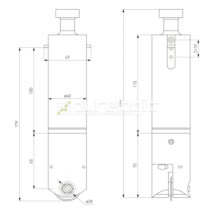 Дисковый нож SRT91124 фото